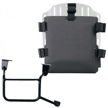 調整可能なハイパロンフロントとクイックカップリングを備えたアルミニウムバッグホルダー + ホンダCRF1100Lアフリカツイン＆アドベンチャースポーツフレーム（2024年以降）右