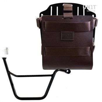 調節可能な革のフロント、クイックカップリングとフレームを備えたアルミニウムバッグホルダー（2001-2016）