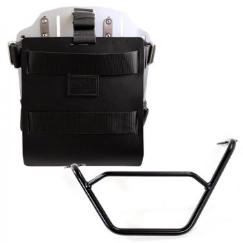 調節可能な革のフロント、クイックカップリングとフレームを備えたアルミニウムバッグホルダー