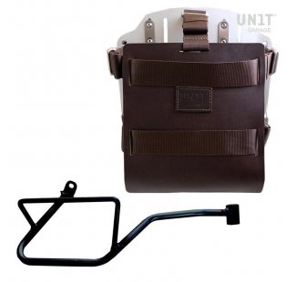 調節可能な革のフロント、クイックカップリングとフレームを備えたアルミニウムバッグホルダー