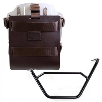 調節可能な革のフロント、クイックカップリングとフレームを備えたアルミニウムバッグホルダー