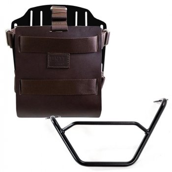 調節可能な革のフロント、クイックカップリングとフレームを備えたアルミニウムバッグホルダー