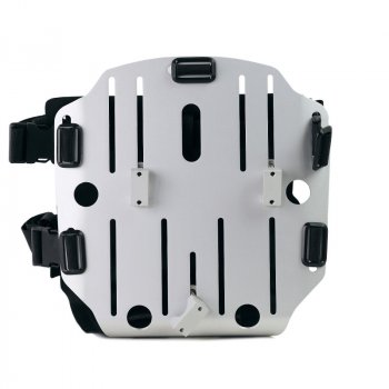 調整可能なハイパロンフロントとクイックカップリングを備えたアルミニウムバッグホルダー