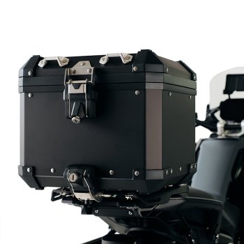 パッセンジャーハンドル付きラゲッジラック + BMW F450GS純正トップケース用プレート