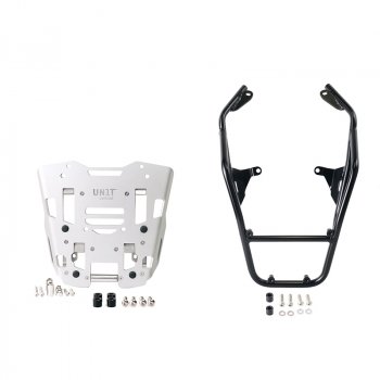 パッセンジャーハンドル付きラゲッジラック + オリジナルBMW R12 G/Sトップケース用プレート