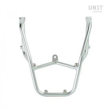 パッセンジャー ハンドル付きリア ラゲッジ ラック アプリリア トゥアレグ 660 シルバー