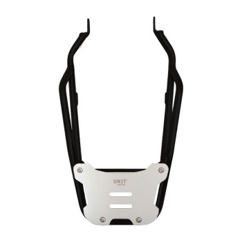 トライアンフ スクランブラー 1200 X & XE 用、パッセンジャー用グラブハンドル付きブラックリアラック