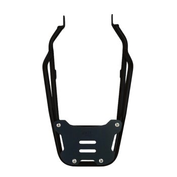 トライアンフ スクランブラー 1200 X & XE 用、パッセンジャー用グラブハンドル付きブラックリアラック
