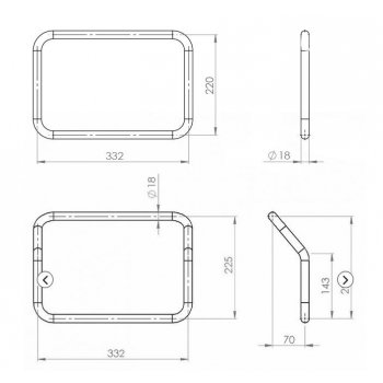 Atlasアルミバッグ用KTMフレーム