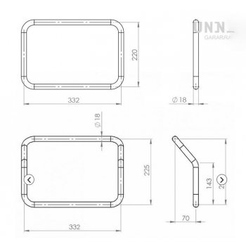 アルミニウム製バッグフレームR1200GSLC-R1250GS＆ADV