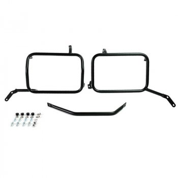 モトグッツィV85TTブラックアルミバッグフレーム